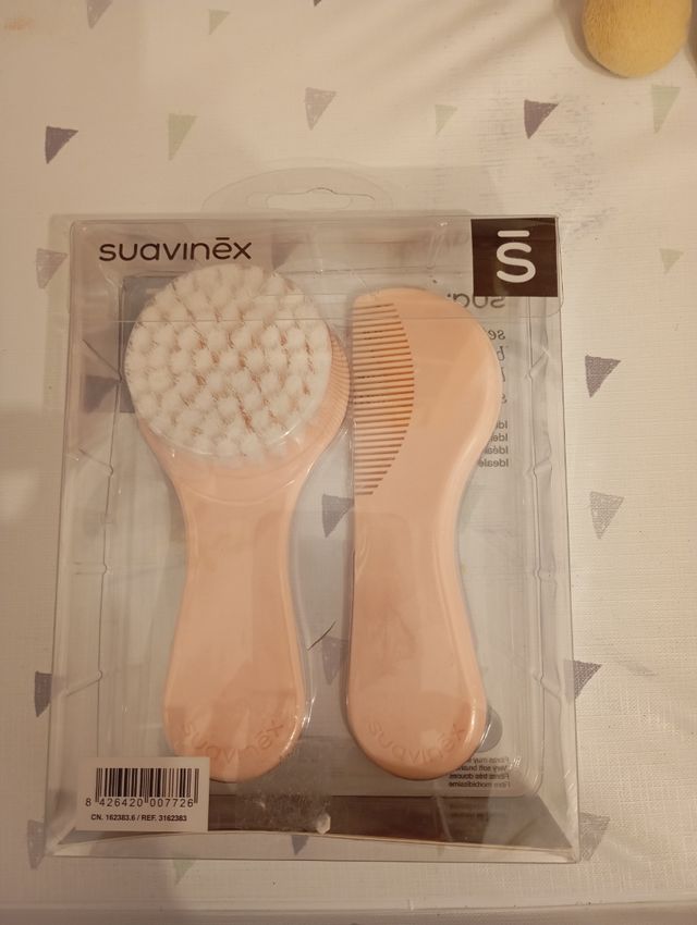 Suavinex Set Cepillo y Peine Bebé Rosa