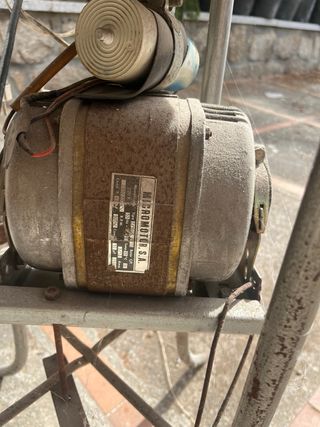 Fragua Portátil Eléctrica Antigua + Carbón