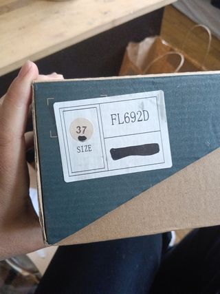 Botas negras forradas talla 37