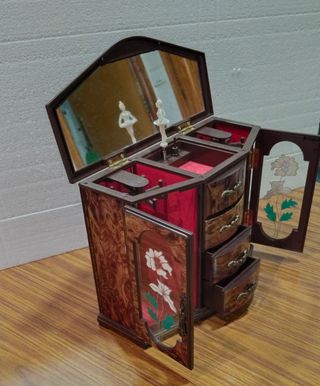 Joyero Armario Caja Música Bailarina