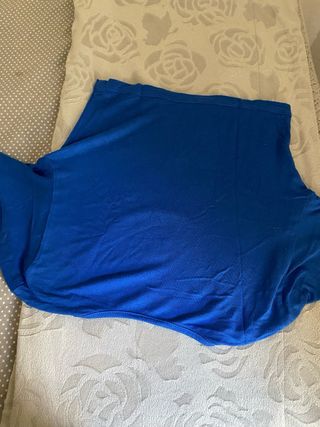 Camiseta manga larga azul 