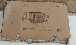 Jaula para perros grande 122x76x76cm