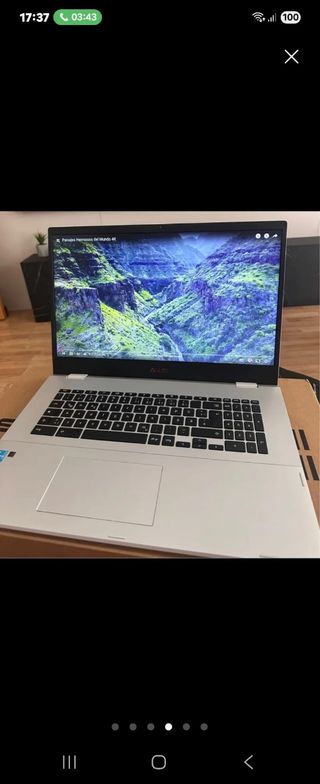 Ordenador ASUS Plata y Negro