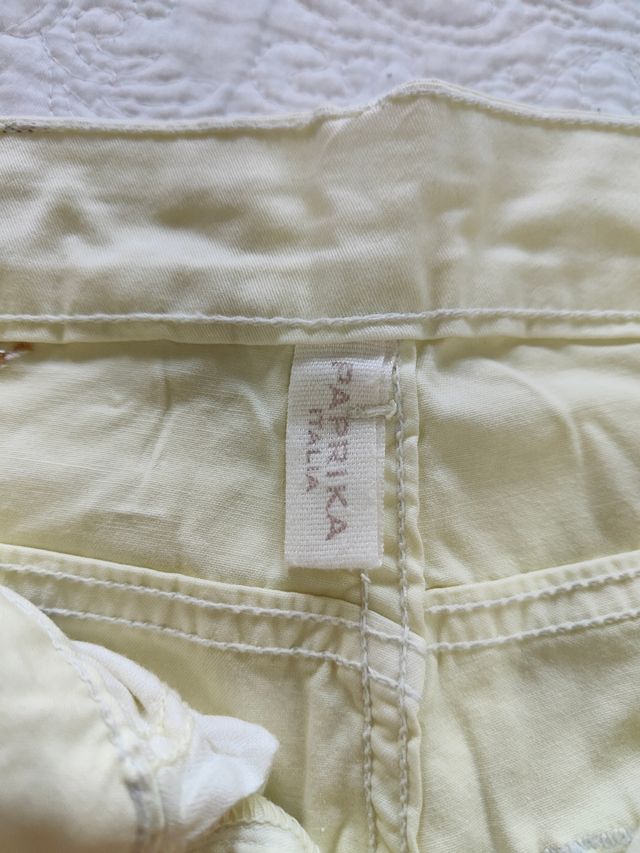 Pantalone Paprika Giallo Taglia 38