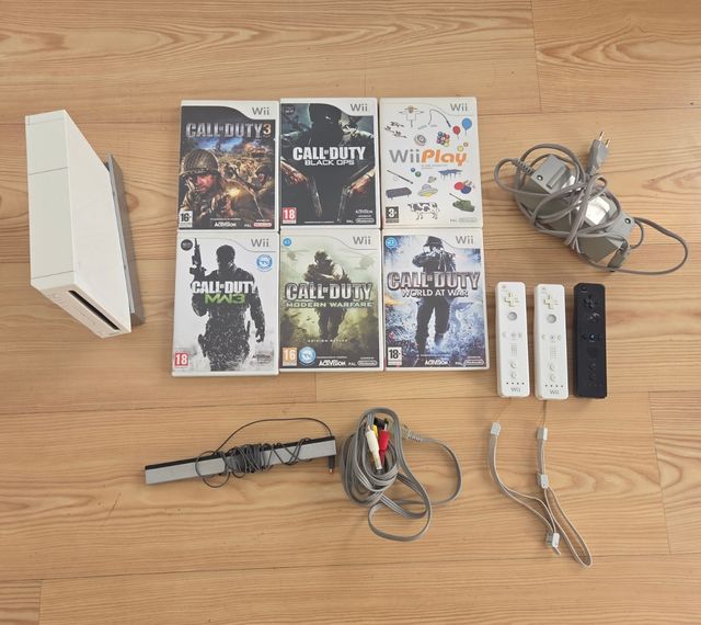 Consola Wii + 4 Juegos Call of Duty