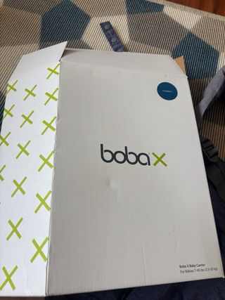 Mochila Porta Bebés Boba X Azul evolutiva