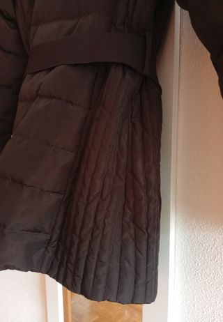 Abrigo plumífero marrón Talla M