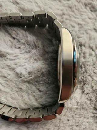  Reloj Deportivo Cronógrafo Negro/Plata