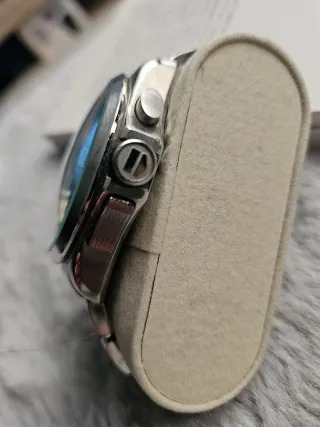  Reloj Deportivo Cronógrafo Negro/Plata