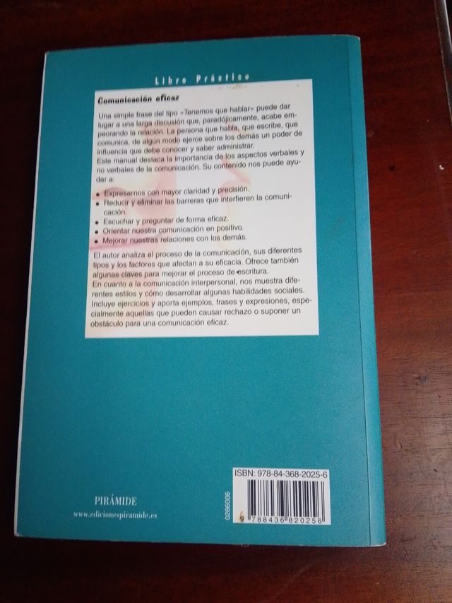 Comunicación eficaz Teoría y práctica de la com...