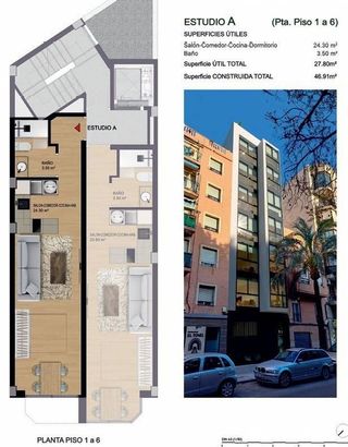 Estudio en venta en Pont Nou - Corazón de Jesús en Elche