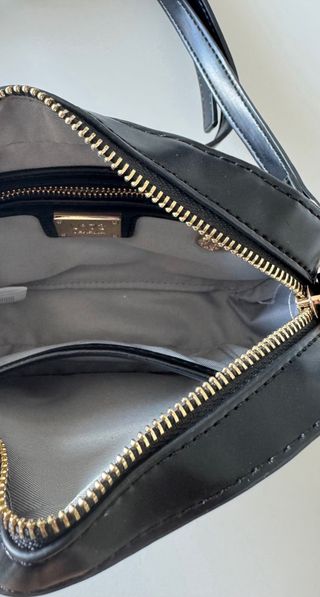 Borsa V73 nera con fantasia