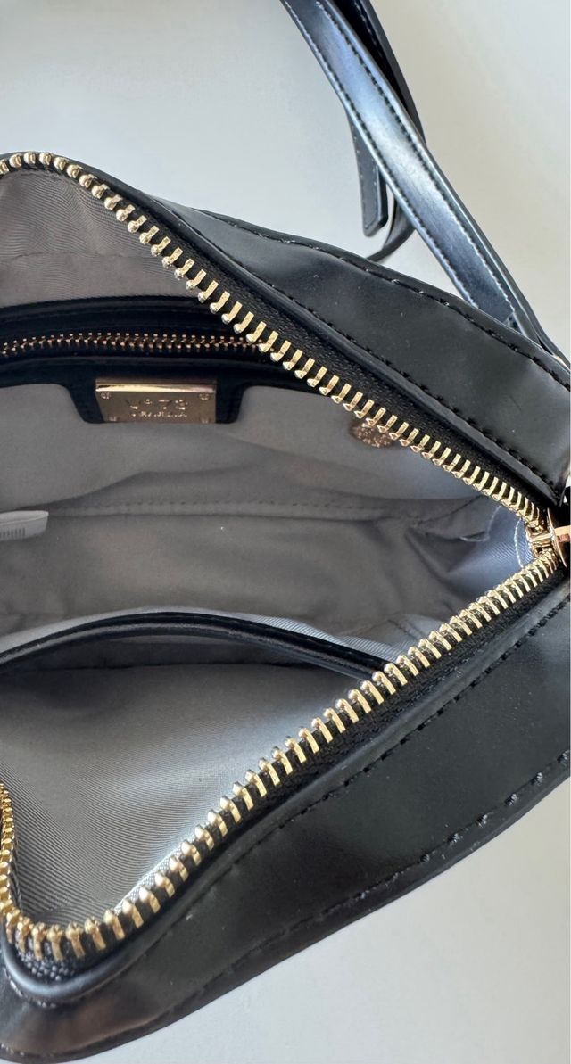 Borsa V73 nera con fantasia