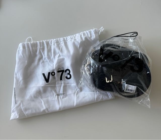 Borsa V73 nera con fantasia