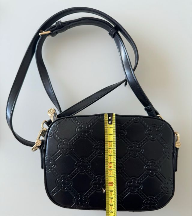 Borsa V73 nera con fantasia