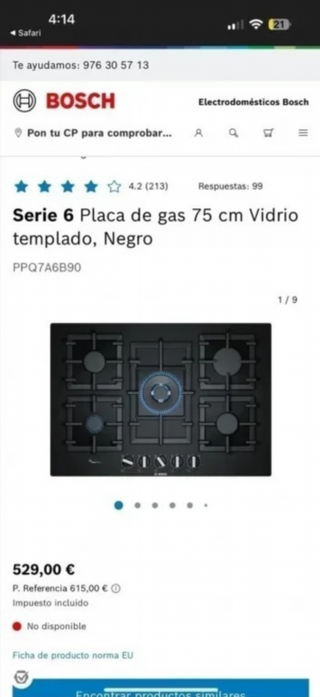 Placa de 5 Fuegos Bosch