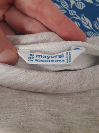 Sudadera Mayoral niña con volantes