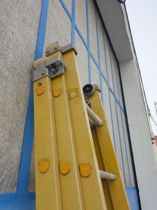 Escalera Fibra 9 Peldaños 3 Tramos Arizona
