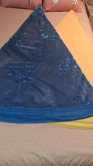 Fundas Camilla HOGAR Azul/Amarillo