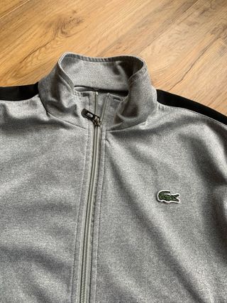 Chándal Lacoste Gris y Negro