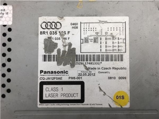 Sistema multimedia audi 8r1035186f