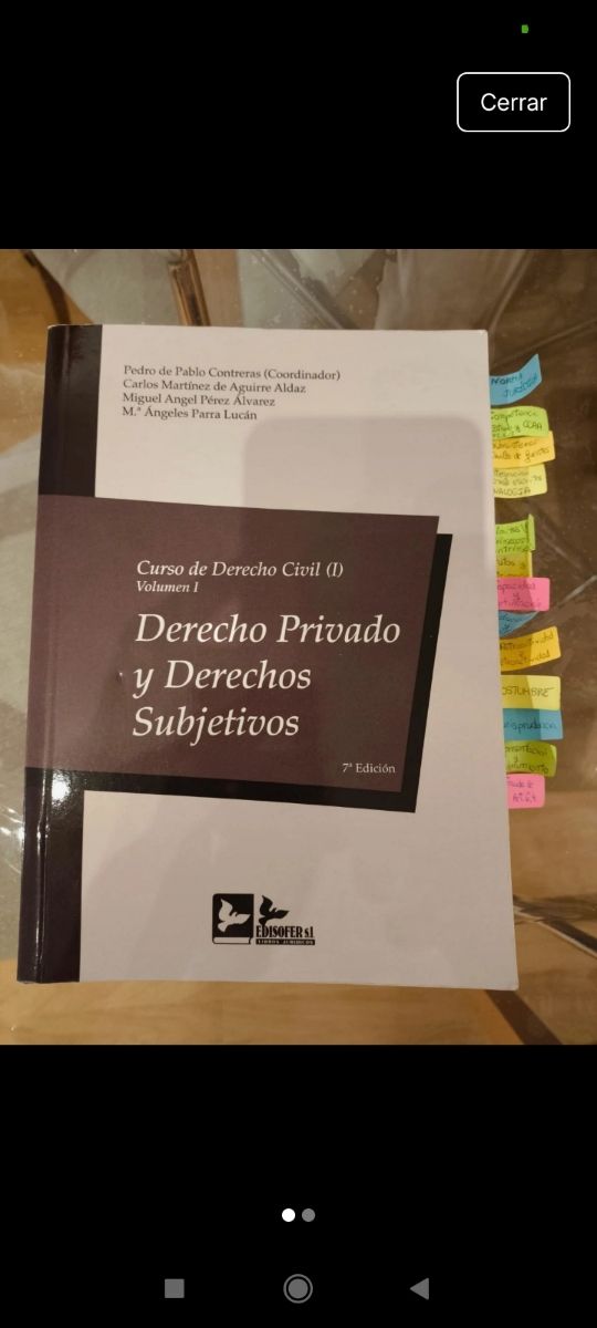 CURSO DERECHO CIVIL I - VOLUMEN I: DERECHO PRIV...