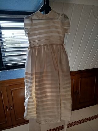 Vestido de Comunión.
Talla 120.