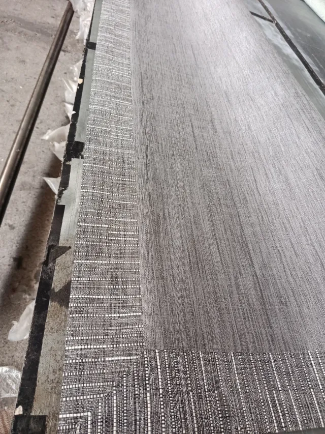 Alfombra Vinilo Moderna Gris