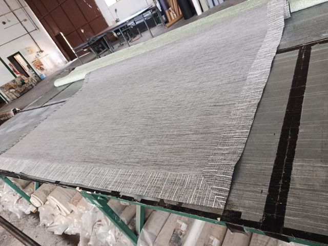 Alfombra Vinilo Moderna Gris