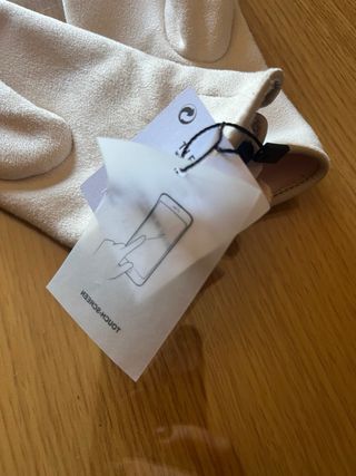 Guantes Tiffosi Beige Touch-Screen Nuevos