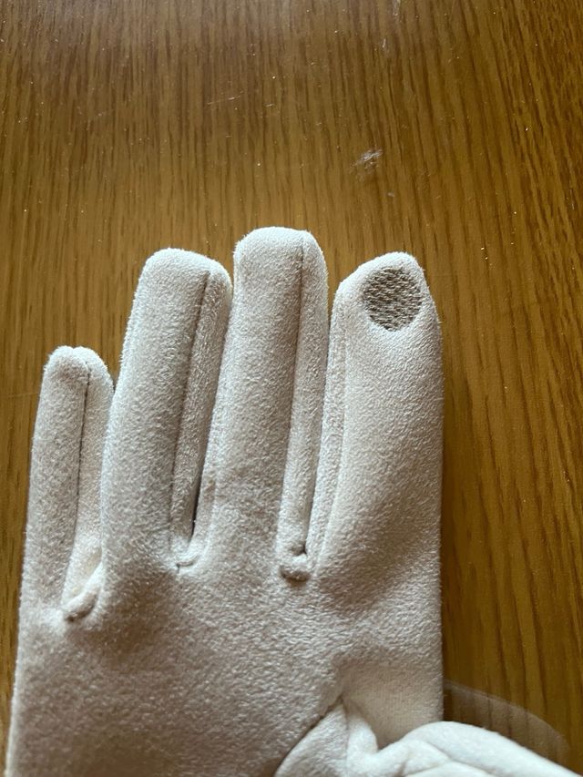 Guantes Tiffosi Beige Touch-Screen Nuevos