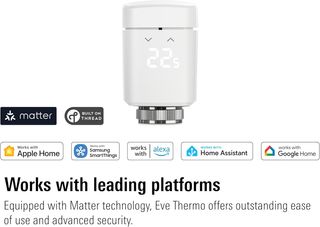 Eve válvula termostática inteligente para radiador
