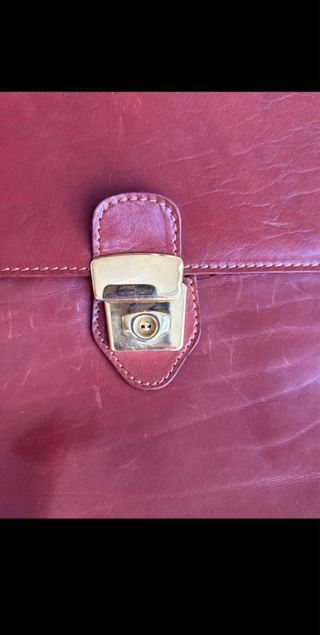 Bolso de cuero auténtico