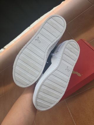 Zapatillas Puma Talla 42 Blancas con negro