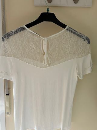 Camiseta Desigual Encaje y Mandala Talla XS