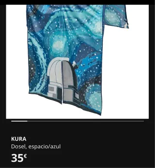 Tienda Espacial Ikea para Cama Infantil