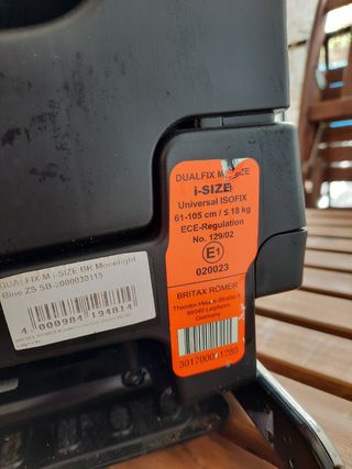 Silla Coche Britax Römer Dualfix