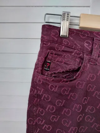 Pantalones Guess Morados Estampados