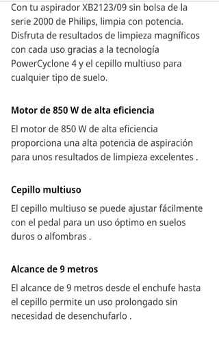 Aspiradora Philips NUEVA 