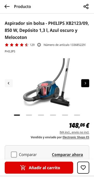 Aspiradora Philips NUEVA 