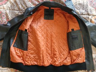 Blauer Bomber Aviador Allen Cazadora Piel Nueva.