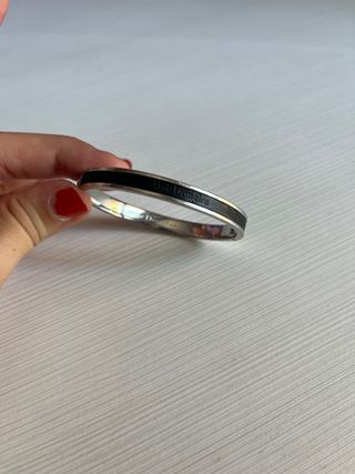 Pulsera Mac Douglas Negra y Plateada