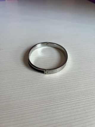 Pulsera Mac Douglas Negra y Plateada