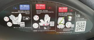 Silla giratoria para bebé/niño Norauto NUEVO