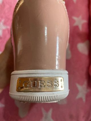 Botines Guess Dorados y Rosados