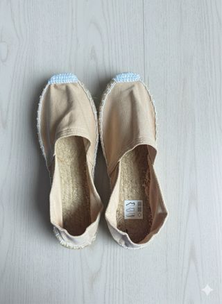 Alpargatas Lona Beige Clásicas