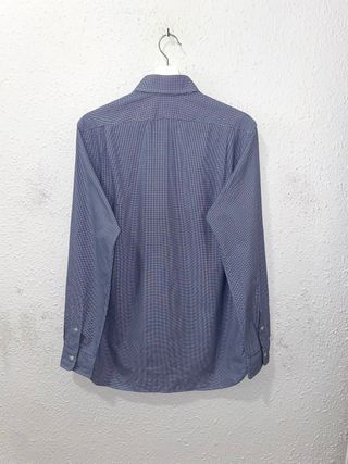 Camisa Polo Ralph Lauren Cuadros Azul y Blanco M