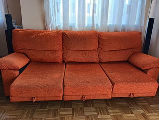 Sofá Cama Naranja Desenfundable