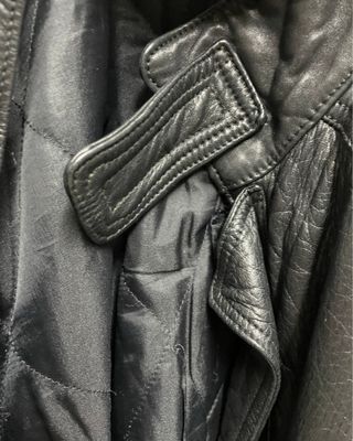 Chaqueta Cuero Negra XL moto
