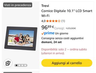 Cornice Digitale Trevi DPL 2235 WF